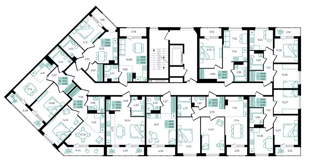 1-комнатная квартира: Майкопский район, посёлок Тульский (37.88 м) - Фото 1