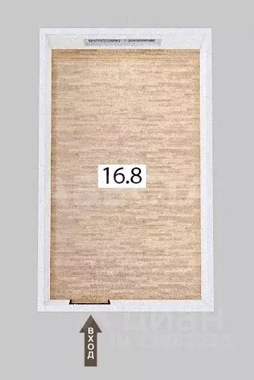 Комната Омская область, Омск просп. Мира, 28а (16.8 м) - Фото 1