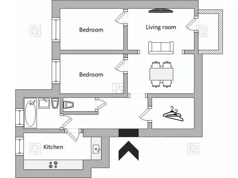 3-к кв. Москва Большой Сергиевский пер., 18 (85.0 м) - Фото 2
