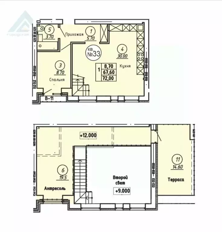 2-к кв. Оренбургская область, Оренбург ул. Цвиллинга, 13 (72.0 м) - Фото 1