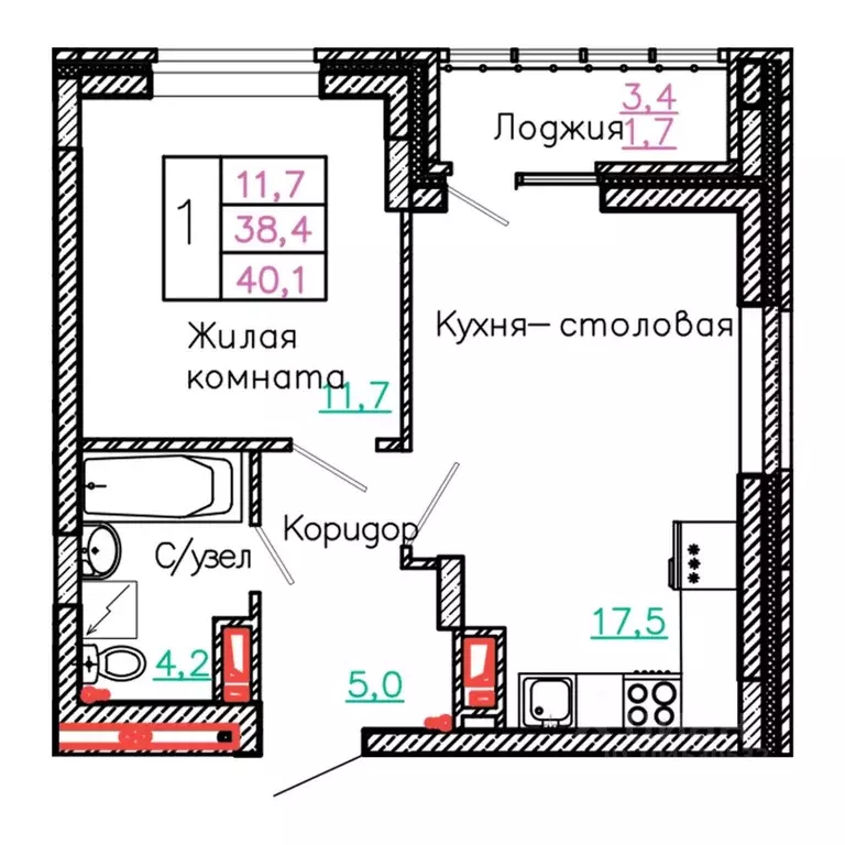 1-к кв. Белгородская область, Старый Оскол Садовые Кварталы мкр, 4 ... - Фото 1