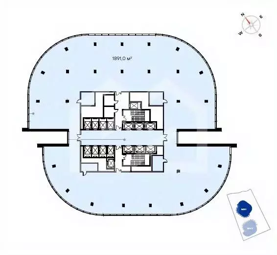 Офис в Москва ул. Нижние Мневники, 3С1 (1891 м) - Фото 2