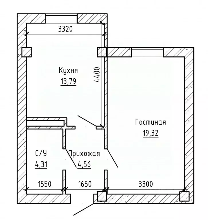 1-к кв. Кабардино-Балкария, Нальчик ул. Чернышевского, 201 (42.0 м) - Фото 2