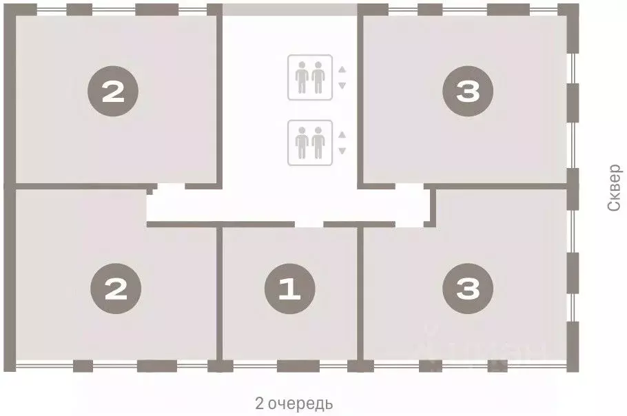 2-к кв. Новосибирская область, Новосибирск ул. Аэропорт, 88 (74.23 м) - Фото 1