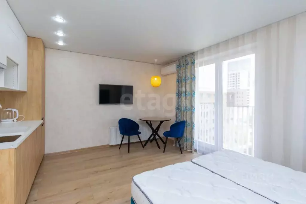 Студия Тюменская область, Тюмень ул. Газовиков, 44 (28.7 м) - Фото 1