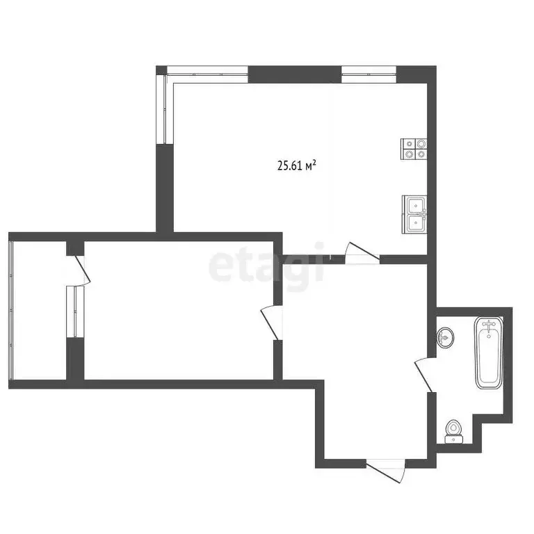 2-комнатная квартира: Туапсе, улица Портовиков, 39/1 (56.1 м) - Фото 0