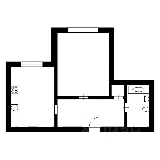 1-к кв. Санкт-Петербург Витебский просп., 63 (34.3 м) - Фото 2