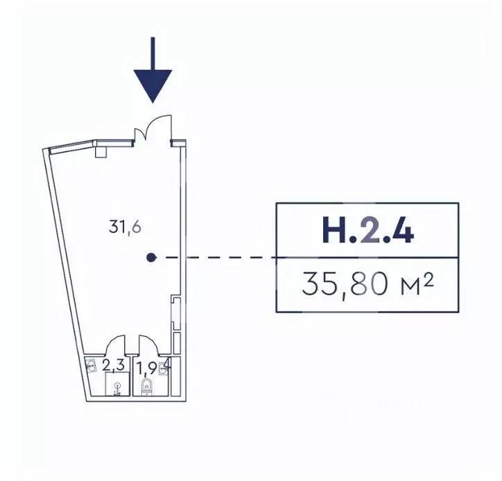 Торговая площадь в Москва просп. Мира, 222 (36 м) - Фото 2