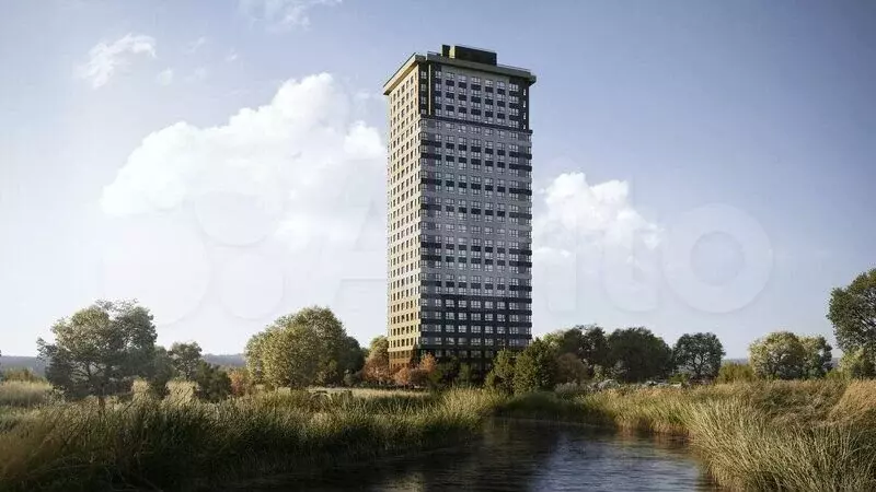 1-к. квартира, 44,8 м, 4/25 эт. - Фото 1