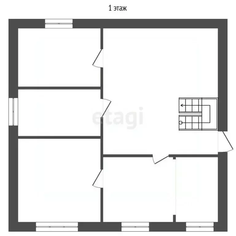 Дом в Мордовия, Саранск Чернобыльская ул., 21 (100 м) - Фото 2