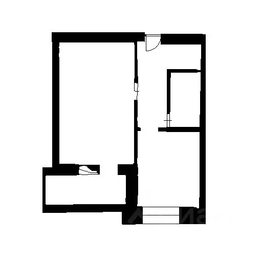 1-к кв. Санкт-Петербург ул. Типанова, 27/39 (44.0 м) - Фото 1