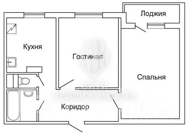 2-к кв. Москва Митинская ул., 53 (56.0 м) - Фото 0