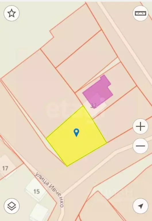 Участок в Красноярский край, Красноярск ул. Ивченко, 21 (7.7 сот.) - Фото 1