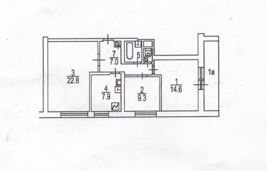 3-к. квартира, 65 м, 3/16 эт. - Фото 0