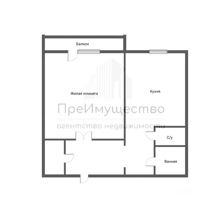 1-к кв. Челябинская область, Челябинск ул. Комарова, 127Б (42.2 м) - Фото 1