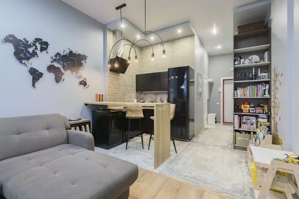 Студия Татарстан, Казань ул. Галимджана Баруди, 4к2 (30.5 м) - Фото 1