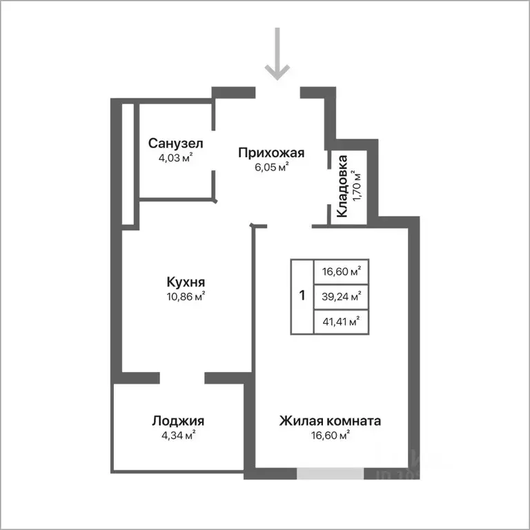 1-к кв. Калужская область, Калуга ул. Серафима Туликова, 4 (41.41 м) - Фото 0