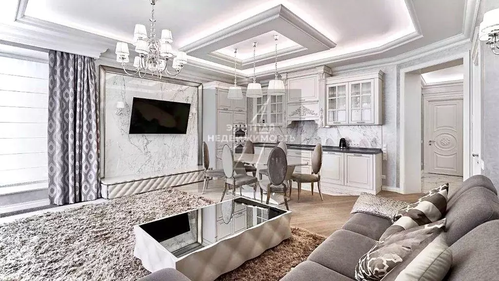 3-к кв. Москва 2-я Звенигородская ул., 11 (105.0 м) - Фото 1