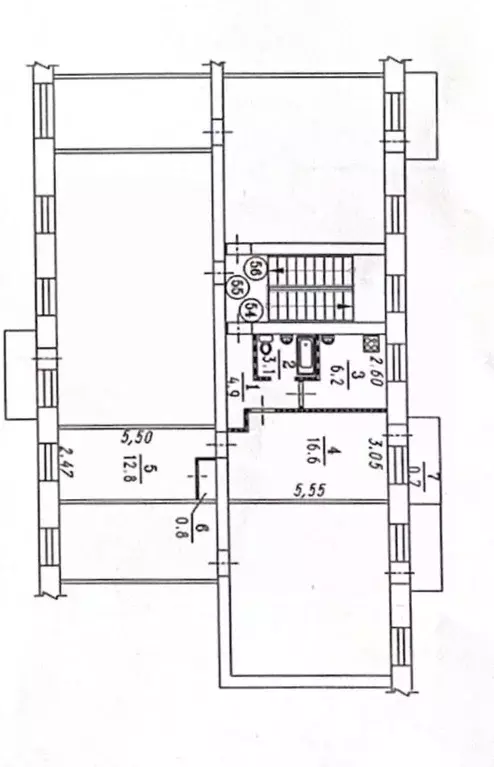 2-к кв. Омская область, Омск пос. Амурский, ул. Багратиона, 27Г (44.4 ... - Фото 2