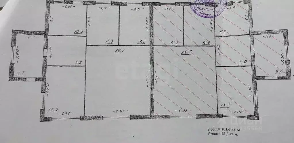 Дом в Белгородская область, Чернянский район, Большанское с/пос, Малый ... - Фото 1