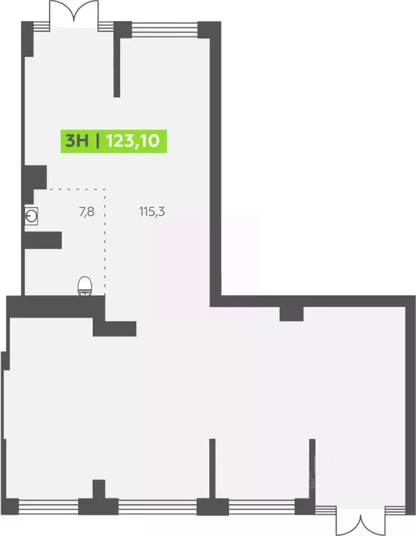 Помещение свободного назначения в Ленинградская область, Кудрово г. ... - Фото 1