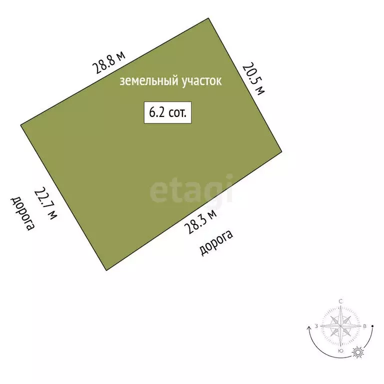 Участок в посёлок Пионерский, СНТ Полисадник (12.5 м) - Фото 1