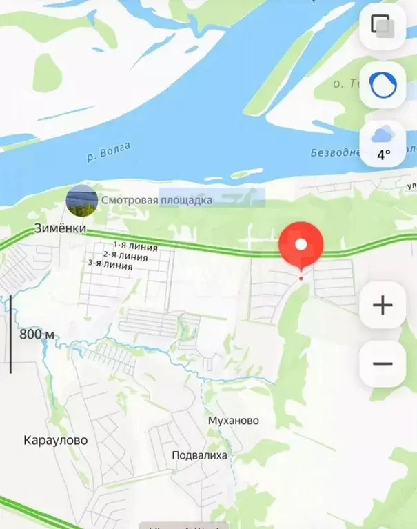 Участок в Нижегородская область, с. Безводное ул. Сиреневая, 33 (10.0 ... - Фото 2