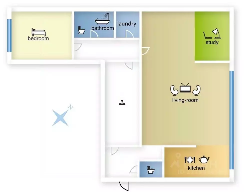 2-к кв. Москва ул. Усачева, 2С3 (148.0 м) - Фото 2