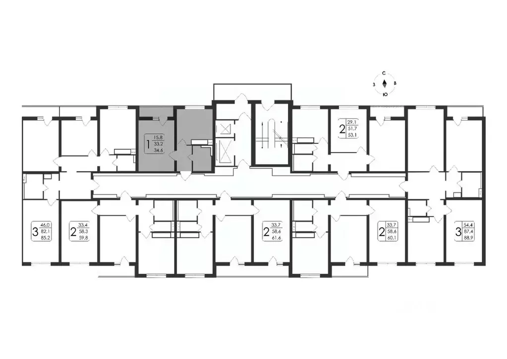 1-к кв. Воронежская область, Воронеж ул. Загоровского, 5/4 (34.6 м) - Фото 1
