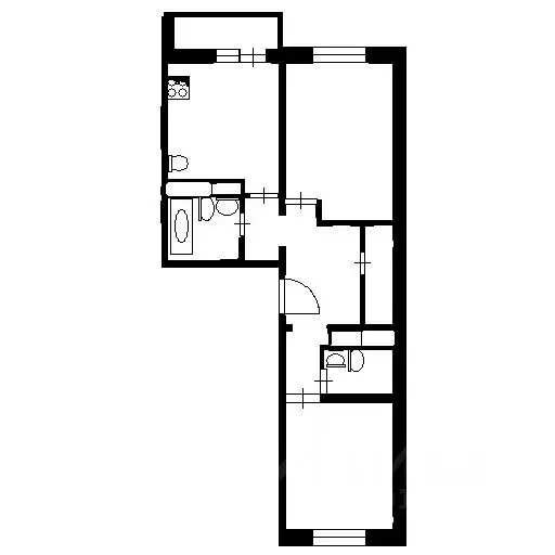 2-к кв. Санкт-Петербург пос. Парголово, Заречная ул., 19к1 (57.8 м) - Фото 2