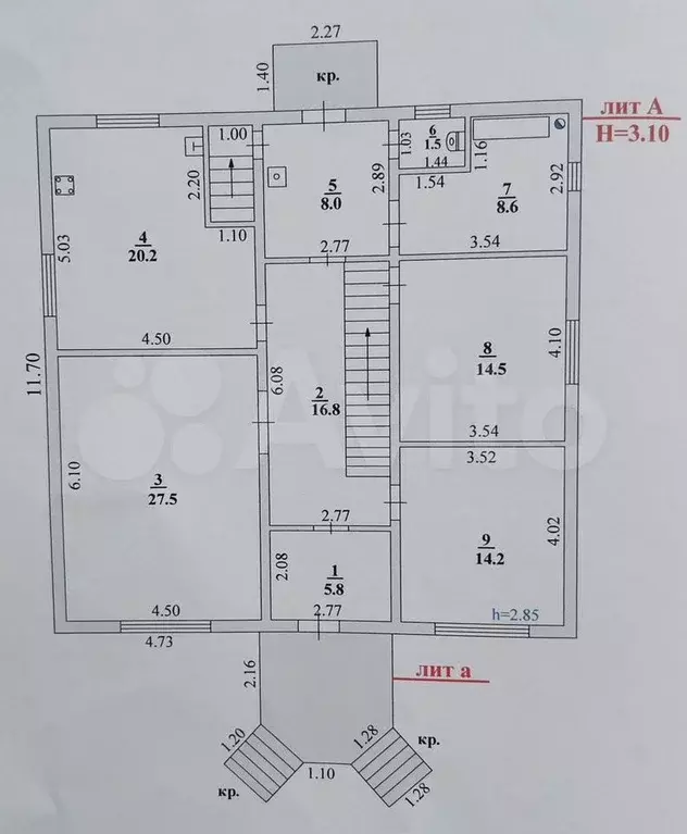Дом 180 м на участке 15 сот. - Фото 0