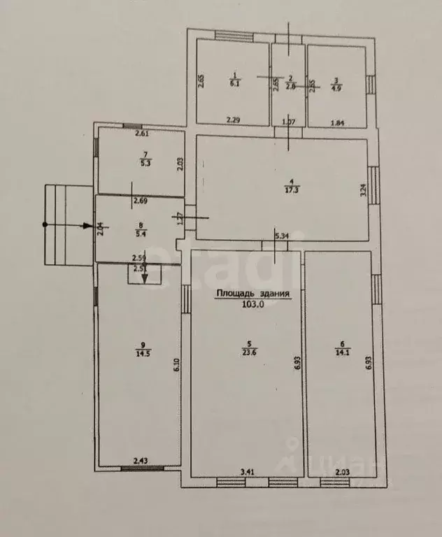 Дом в Тверская область, Максатиха пгт ул. Имени Нового, 64 (103 м) - Фото 2