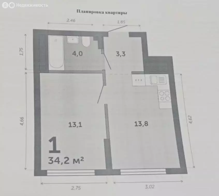 1-комнатная квартира: Екатеринбург, улица Бакинских Комиссаров, 89/4 ... - Фото 0