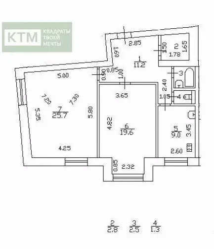 2-комнатная квартира: Сестрорецк, Приморское шоссе, 348 (72.1 м) - Фото 2