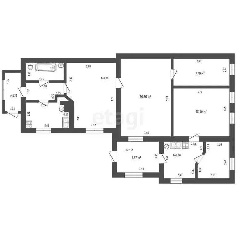 Дом в село Стрельцы, Южная улица (84.6 м) - Фото 1
