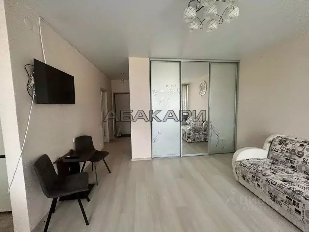 Студия Красноярский край, Красноярск Взлетная ул., 7Д (34.0 м) - Фото 1