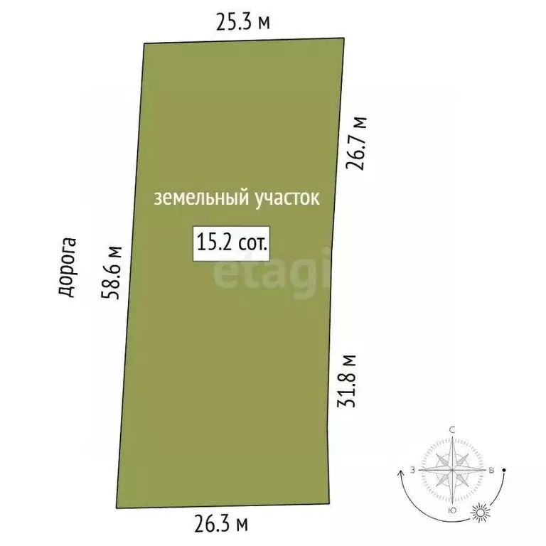 Участок в Тюменская область, Тюменский район, д. Головина Советская ... - Фото 0