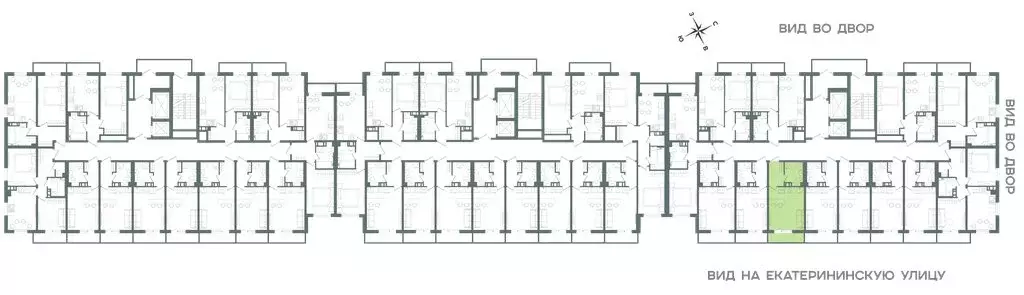 Квартира-студия: Мурино, Екатерининская улица, 11 (23.1 м) - Фото 2