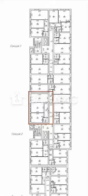 2-к. квартира, 65,3 м, 2/4 эт. - Фото 0