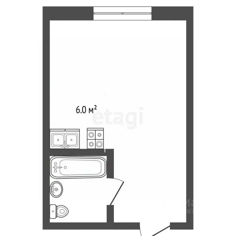 Студия Ярославская область, Ярославль ул. Белинского, 27 (18.0 м) - Фото 2
