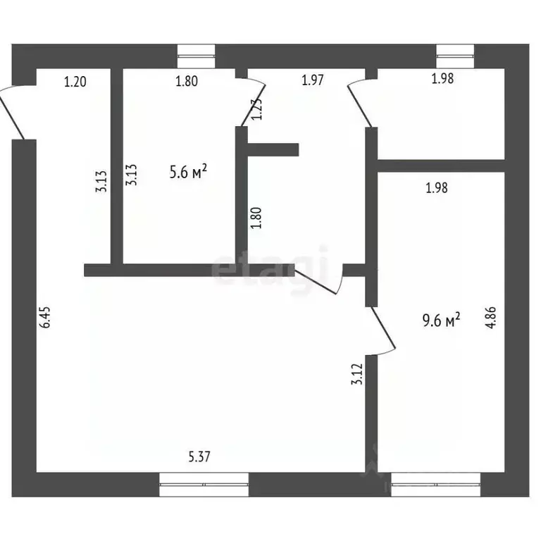 Дом в Мордовия, Саранск ул. 1-я Набережная, 45/13 (48 м) - Фото 2
