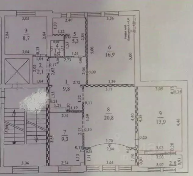4-к кв. Севастополь просп. Героев Сталинграда, 7к1 (88.0 м) - Фото 2