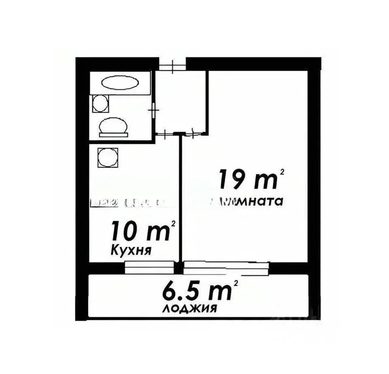 1-к кв. Москва Большая Черкизовская ул., 20К5 (37.4 м) - Фото 2