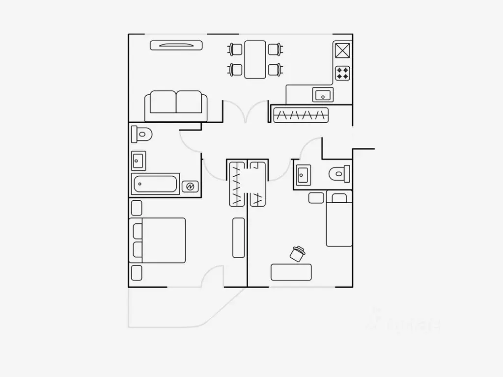 3-к кв. Москва ш. Энтузиастов, 3к1 (79.0 м) - Фото 2