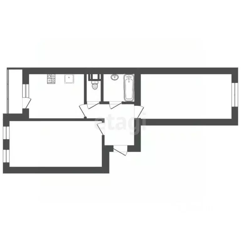 2-к кв. Тамбовская область, Тамбов Державинская ул., 13 (64.3 м) - Фото 1