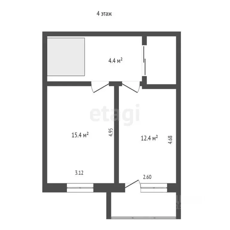 3-к кв. Коми, Сыктывкар ул. Серова, 48 (75.6 м) - Фото 1