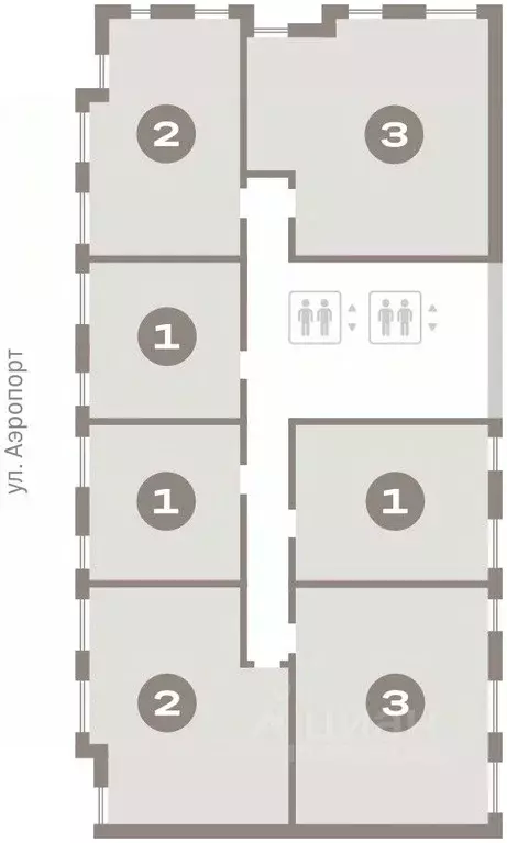 1-к кв. Новосибирская область, Новосибирск ул. Аэропорт, 88 (43.19 м) - Фото 1