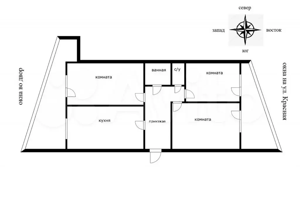3-к. квартира, 80 м, 6/12 эт. - Фото 0