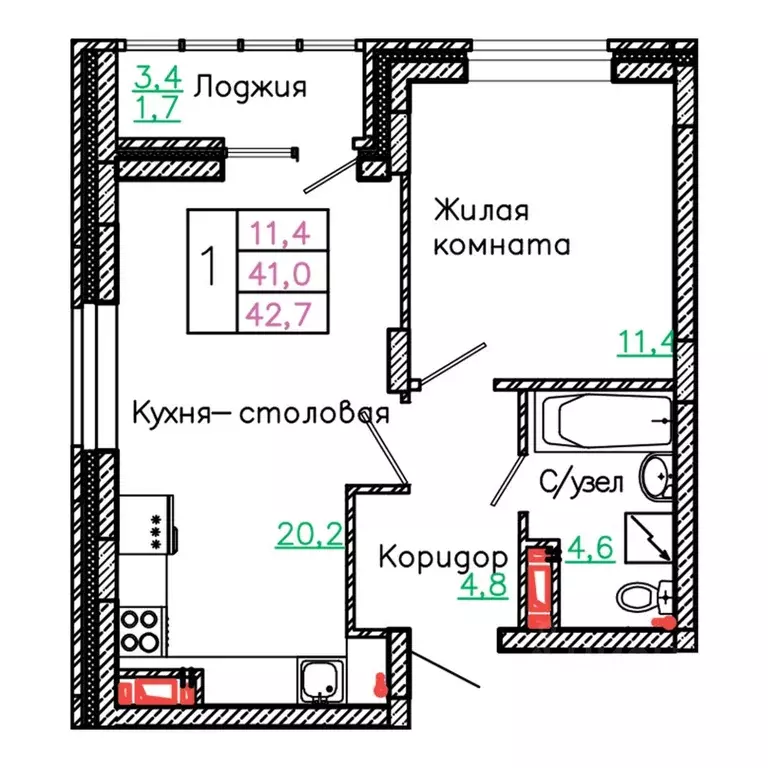 1-к кв. Белгородская область, Старый Оскол Садовые Кварталы мкр, 4 ... - Фото 0