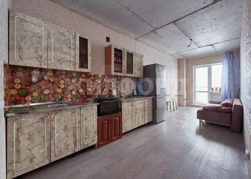 1-к. квартира, 45 м, 2/5 эт. - Фото 1
